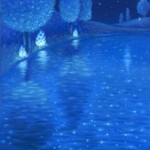 밤을 거닐다 walk through the night_acrylic on canvas_27.5x19.3cm_2022