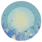 달빛정원MoonGarden_acrylic on canvas_40x40cm_2022