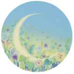 달빛정원moon garden_acrylic on canvas_40x40cm_2022